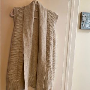 GAP WOMENS SWEATER VEST XL CREAM